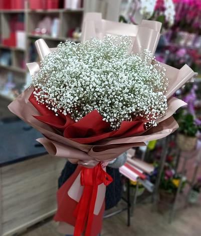 Букет цветов из: Гипсофила в Малых Дербетах