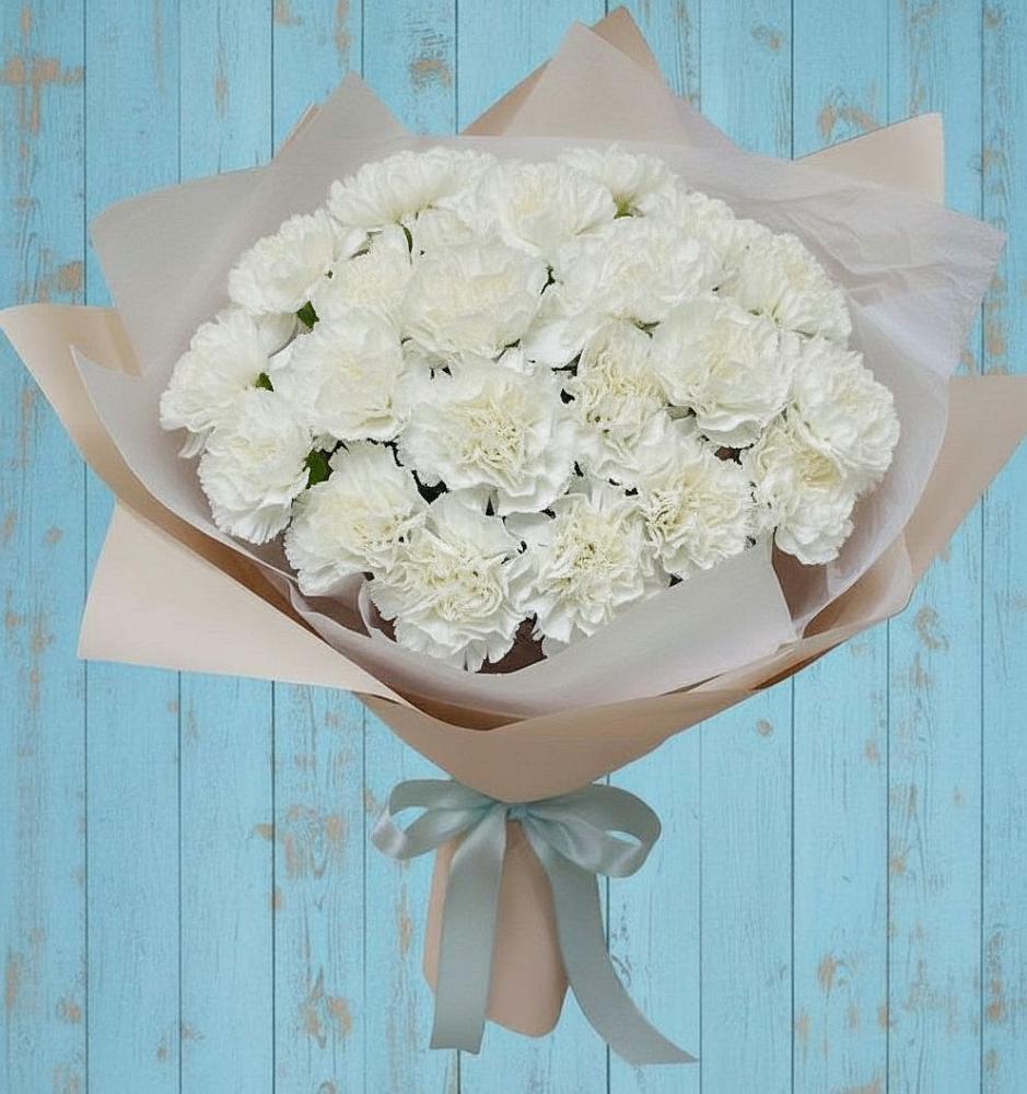 Букет цветов из: Гвоздики в Малых Дербетах