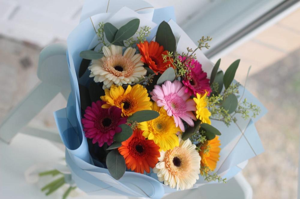 Букет цветов из: Герберы в Малых Дербетах