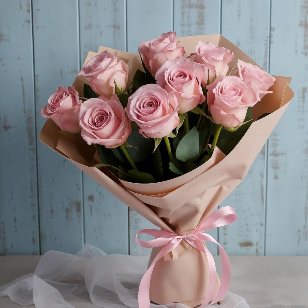 Букет цветов из: Розы в Малых Дербетах