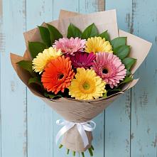 Букет цветов из:  Герберы #REPLACE_PRED# Малых Дербетах