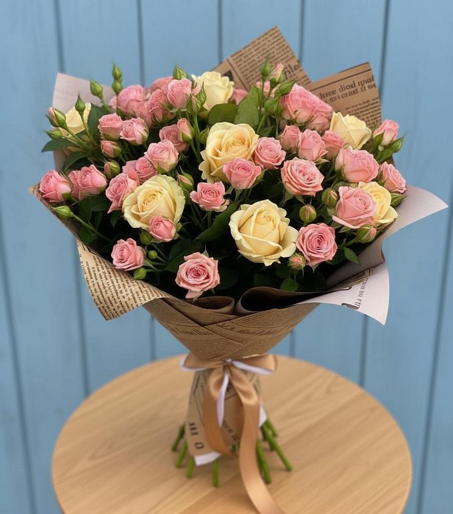 Букет цветов из: Розы в Малых Дербетах