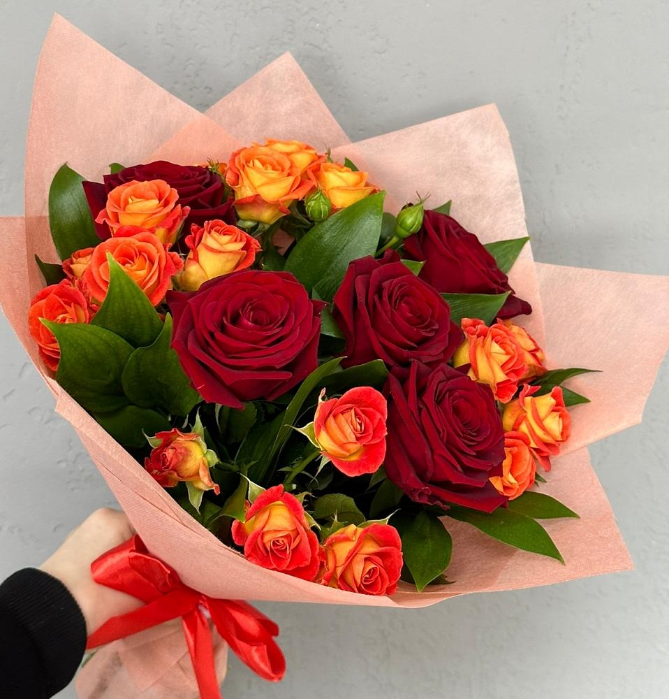 Букет Любовь и восторг в Малых Дербетах