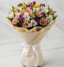 Букет цветов из:  Альстромерии в Малых Дербетах