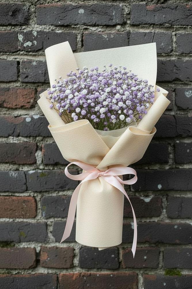 Букет цветов из: Гипсофила в Малых Дербетах