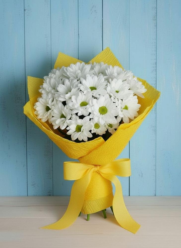 Букет цветов из: Хризантемы в Малых Дербетах