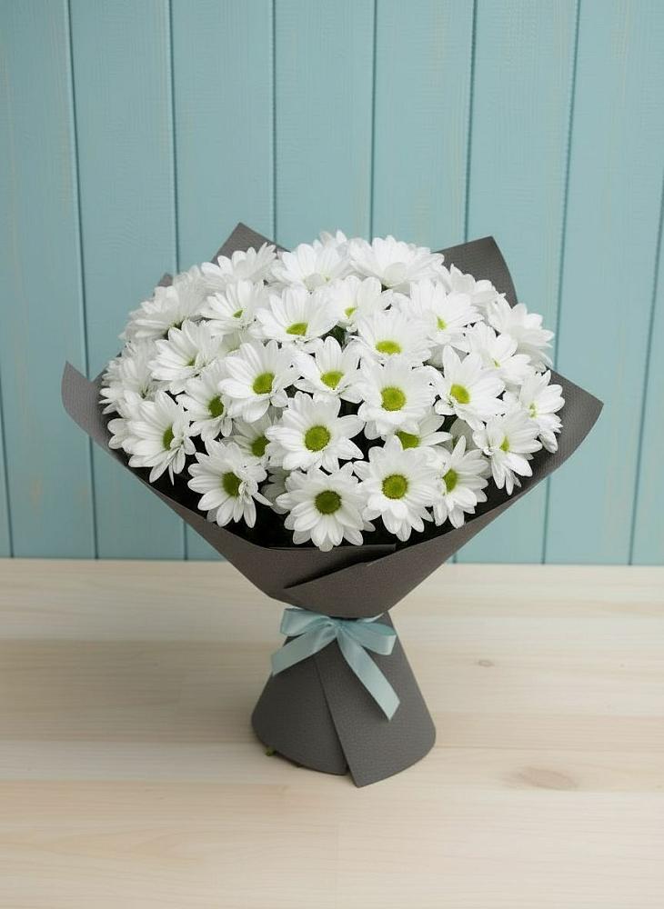 Букет цветов из: Хризантемы в Малых Дербетах