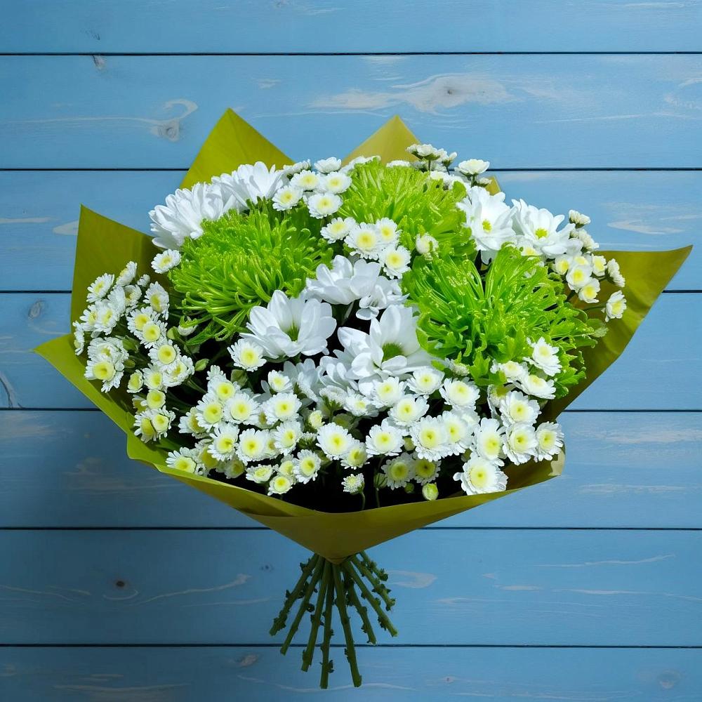 Букет цветов из: Хризантемы в Малых Дербетах