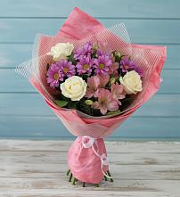 Букет цветов из:  Герберы в Малых Дербетах