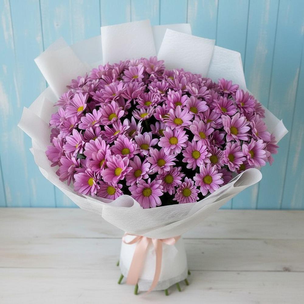 Букет цветов из: Хризантемы в Малых Дербетах