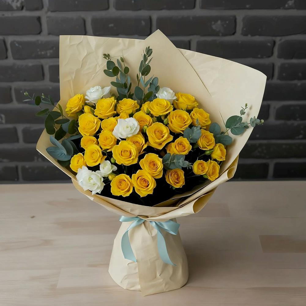 Букет цветов из: Розы в Малых Дербетах