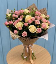 Букет цветов из:  Розы в Малых Дербетах
