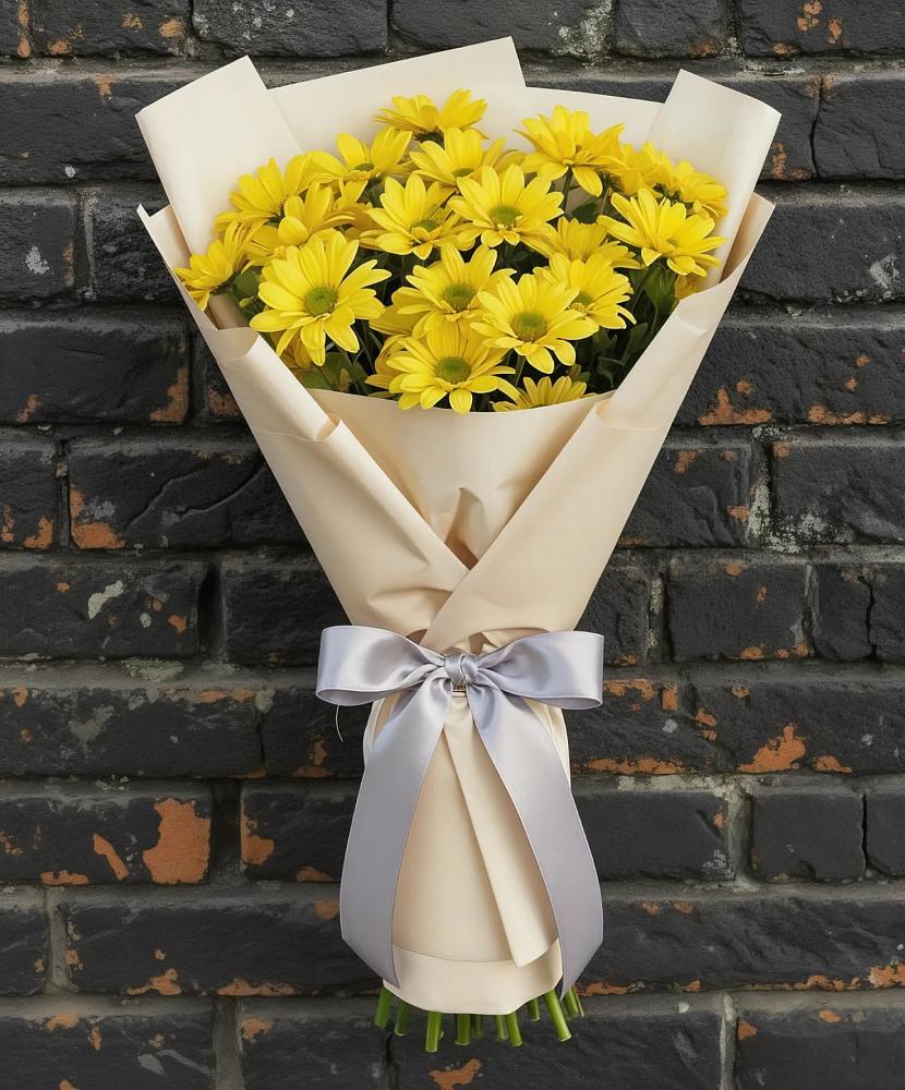 Букет цветов из: Хризантемы в Малых Дербетах