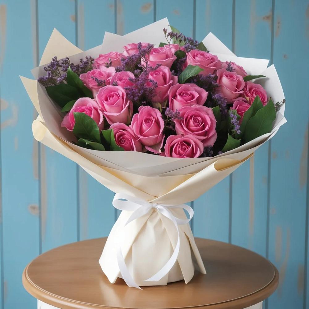 Букет цветов из: Розы в Малых Дербетах